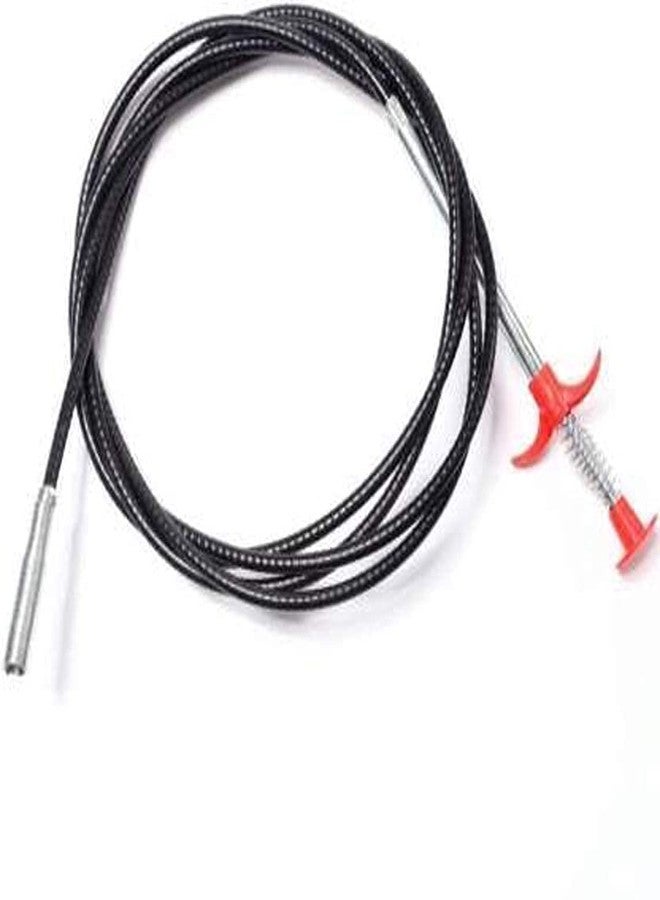 BELOXY Stainless Steel Drain Pipe Cleaning Spring Stick,Hair Catching Pipe Cleaning Claw Wire,Sink Stick Sewer Sink Tub Dredge Remover,Spring Drain Basin Cleaner Tool(160 Cm) (2) (1) - Image 1